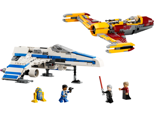 LEGO Star Wars 75364 - L’E-wing de la Nouvelle République contre le chasseur de Shin Hati