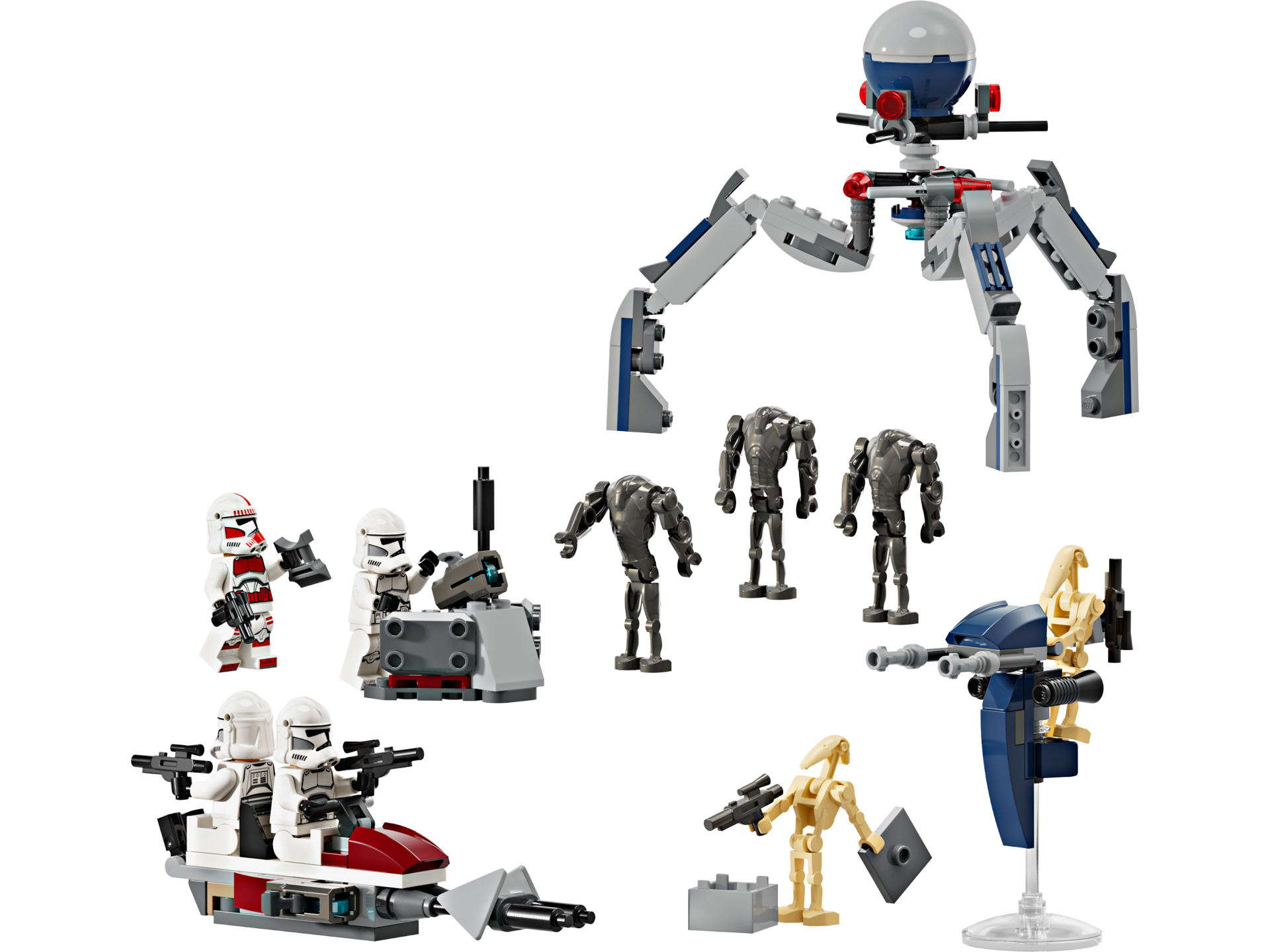 LEGO Star Wars 75372 - Pack de combat des Clone Troopers™ et Droïdes de combat