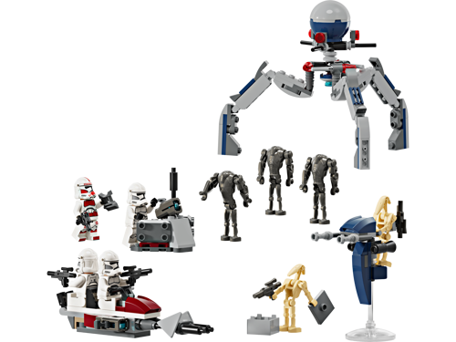 LEGO Star Wars 75372 - Pack de combat des Clone Troopers™ et Droïdes de combat