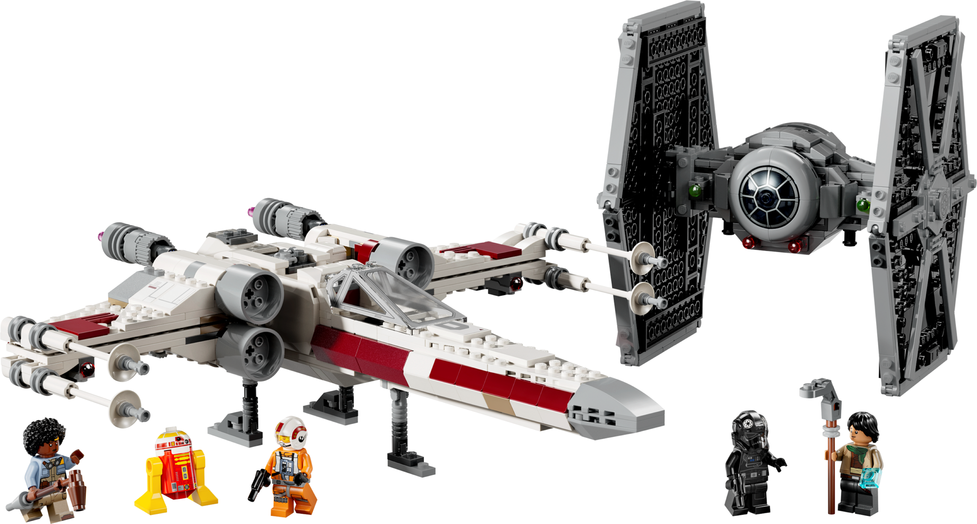 LEGO Star Wars 75393 - TIE Fighter et X-Wing à combiner