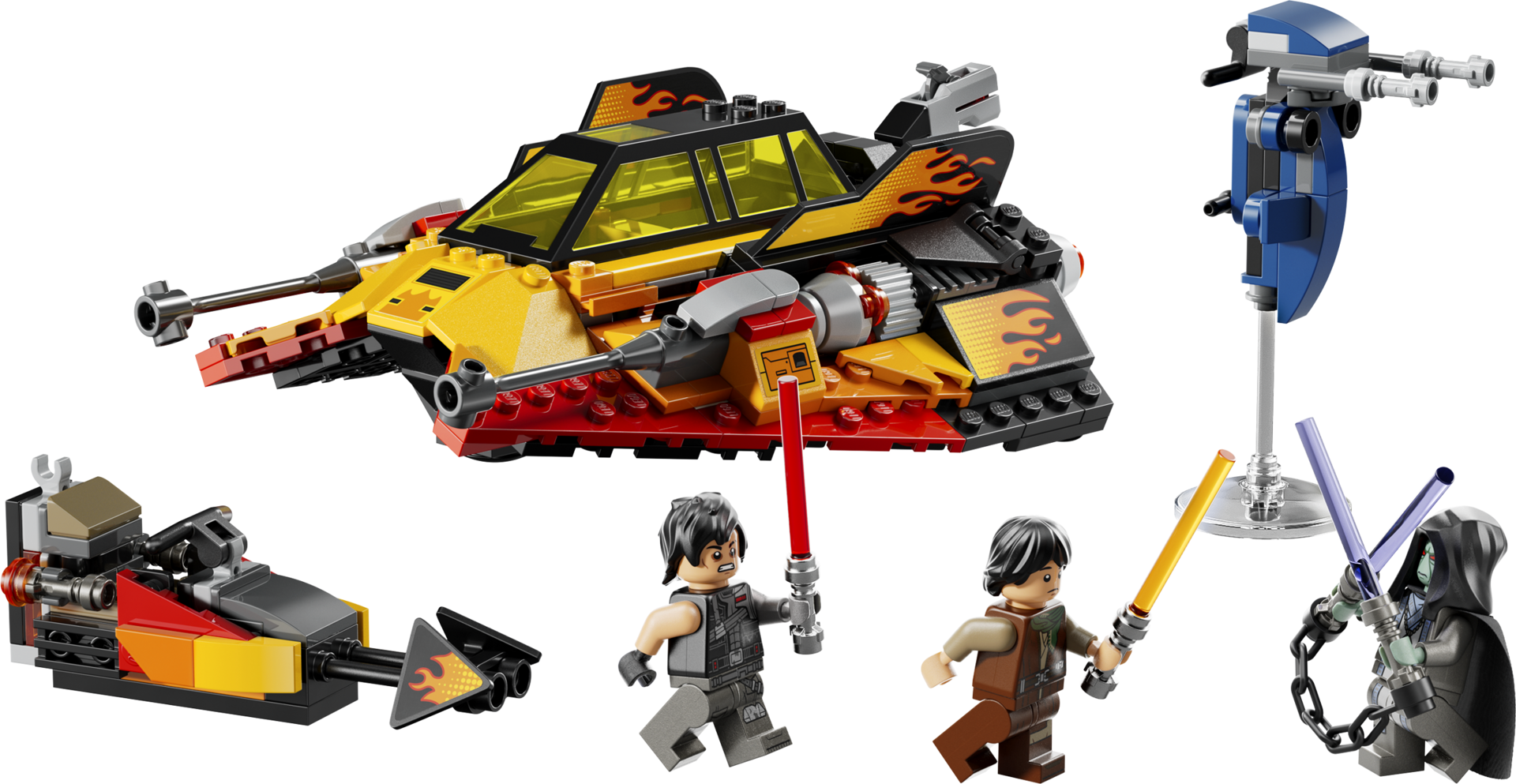 LEGO Star Wars 75414 - Le Snowspeeder™ en flammes
