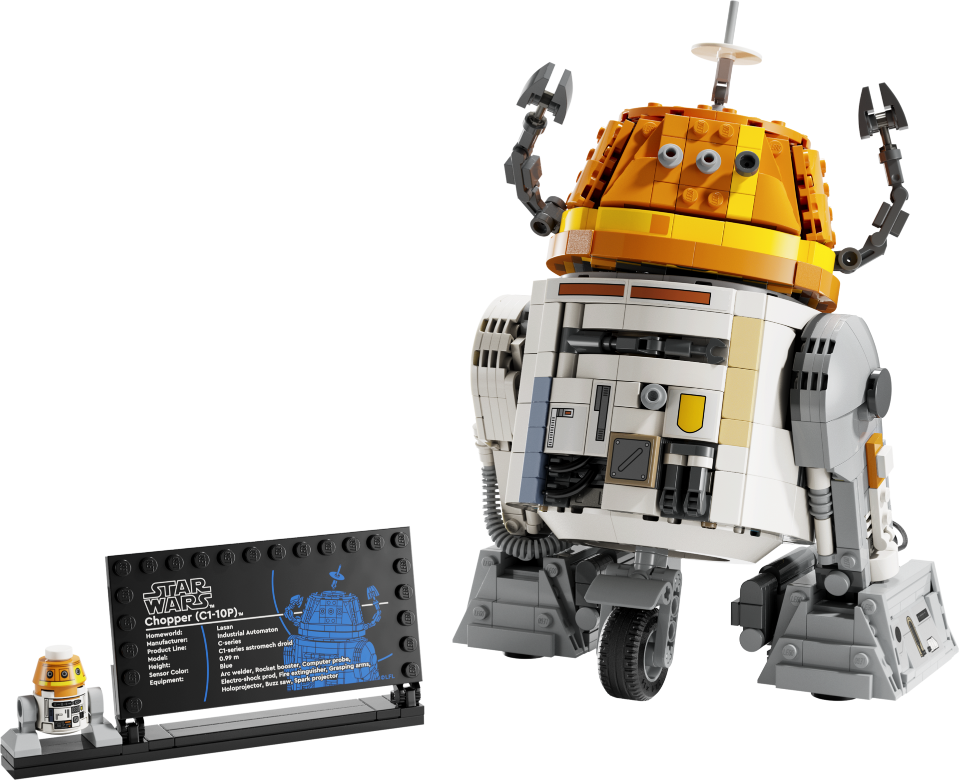 LEGO Star Wars 75416 - Le droïde astromécano Chopper (C1-10P)™