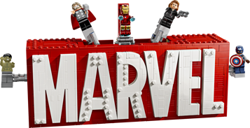 LEGO Marvel 76313 - Logo MARVEL et ses super-héros