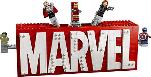 LEGO Marvel 76313 - Logo MARVEL et ses super-héros