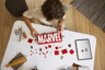 LEGO Marvel 76313 - Logo MARVEL et ses super-héros