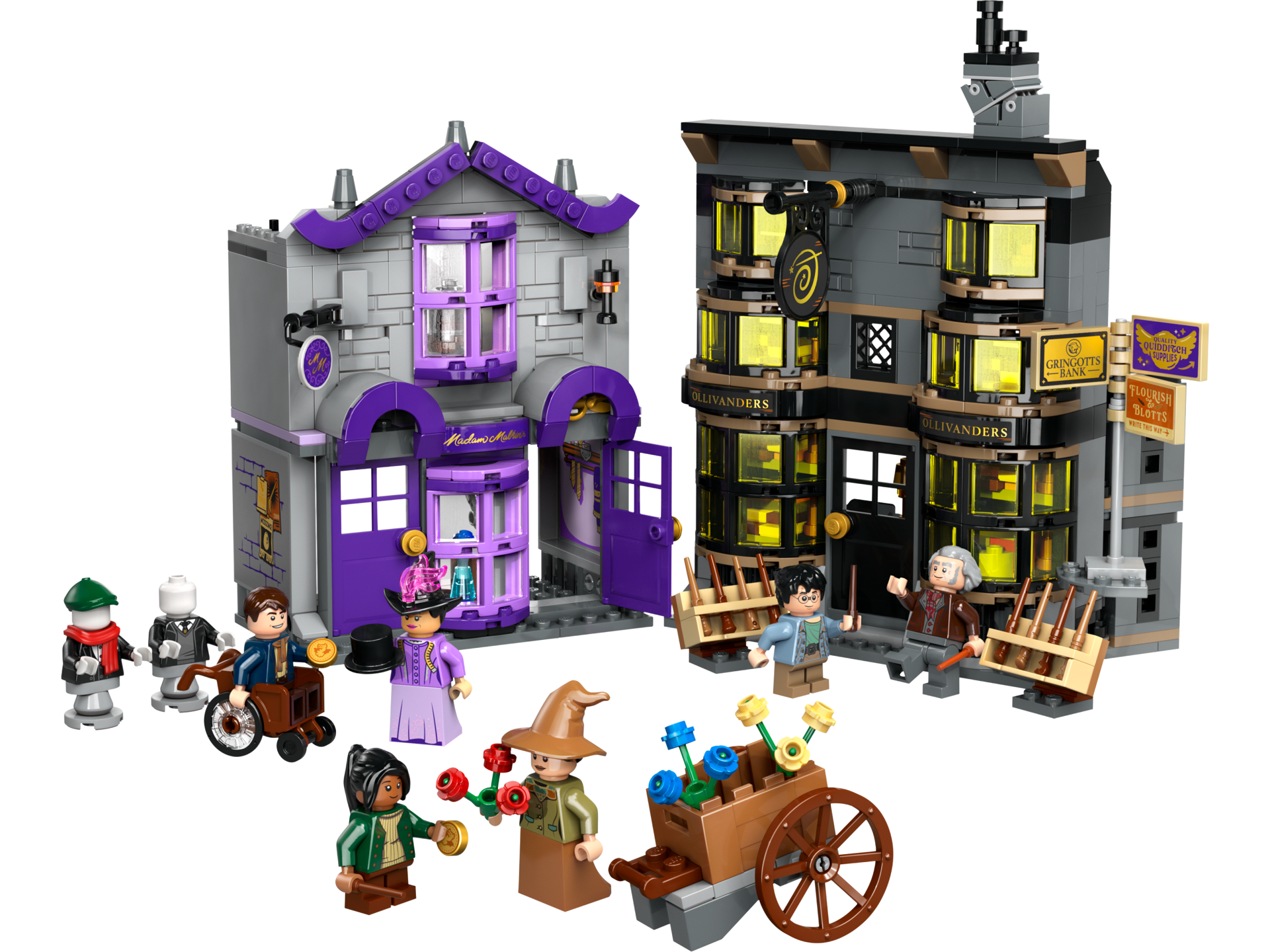 LEGO Harry Potter 76439 - Ollivander et Madame Guipure, prêt-à-porter pour mages et sorciers