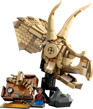 LEGO Jurassic World 76969 - Les fossiles de dinosaures : le crâne du tricératops