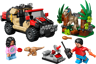 LEGO Jurassic World 76972 - Le vélociraptor et l’évasion en 4x4