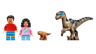 LEGO Jurassic World 76972 - Le vélociraptor et l’évasion en 4x4