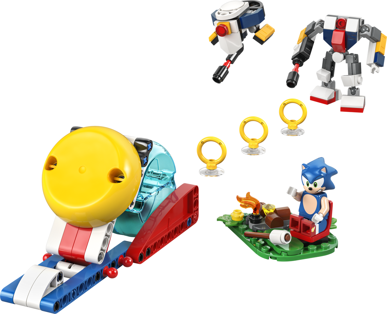 LEGO Sonic the Hedgehog 77001 - Conflit au feu de camp de Sonic