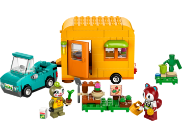 LEGO Animal Crossing 77054 - Caravane et stand de jardinage de Racine