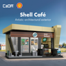 CADA C66033W - Shell Cafe