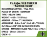 Cobi COBI-2732 - Pz.Kpfw. VI B Tiger II Königstiger