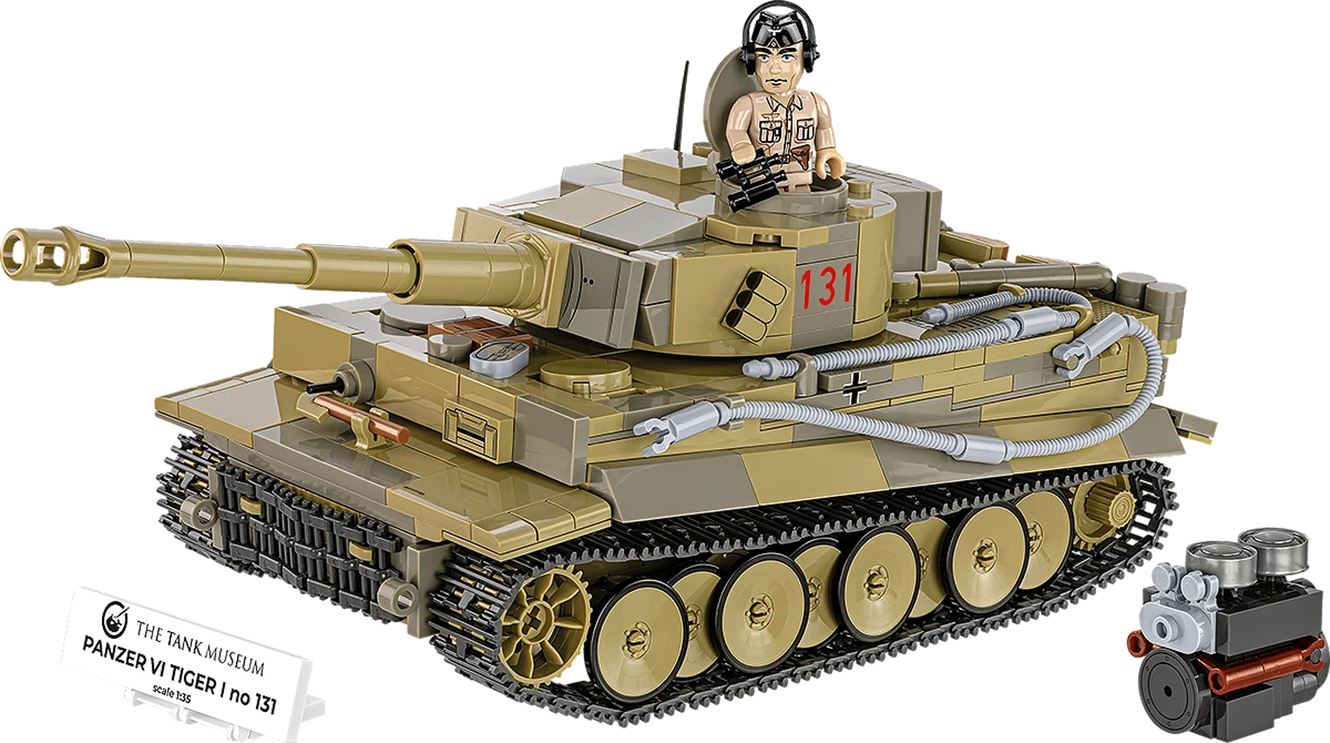 COBI 3123 - Panzer VI Tiger I no 131