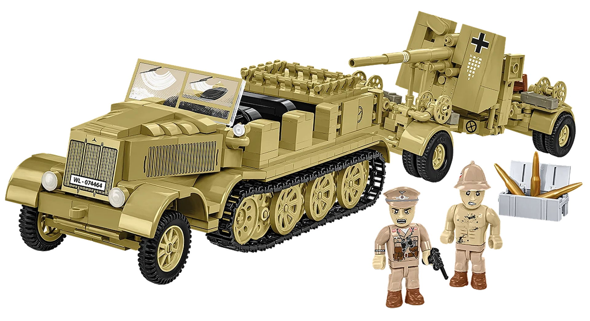 COBI 3143 - Sd.Kfz.8 Towing 8.8 cm Flak 36