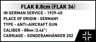 COBI 3143 - Sd.Kfz.8 Towing 8.8 cm Flak 36
