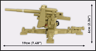 COBI 3143 - Sd.Kfz.8 Towing 8.8 cm Flak 36