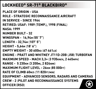 COBI 5891 - Lockheed SR-71 Blackbird