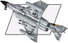 COBI 5897 - F-4 Phantom II - USS Midway