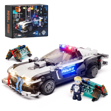 Lumibricks F9043 - Voiture de patrouille de police