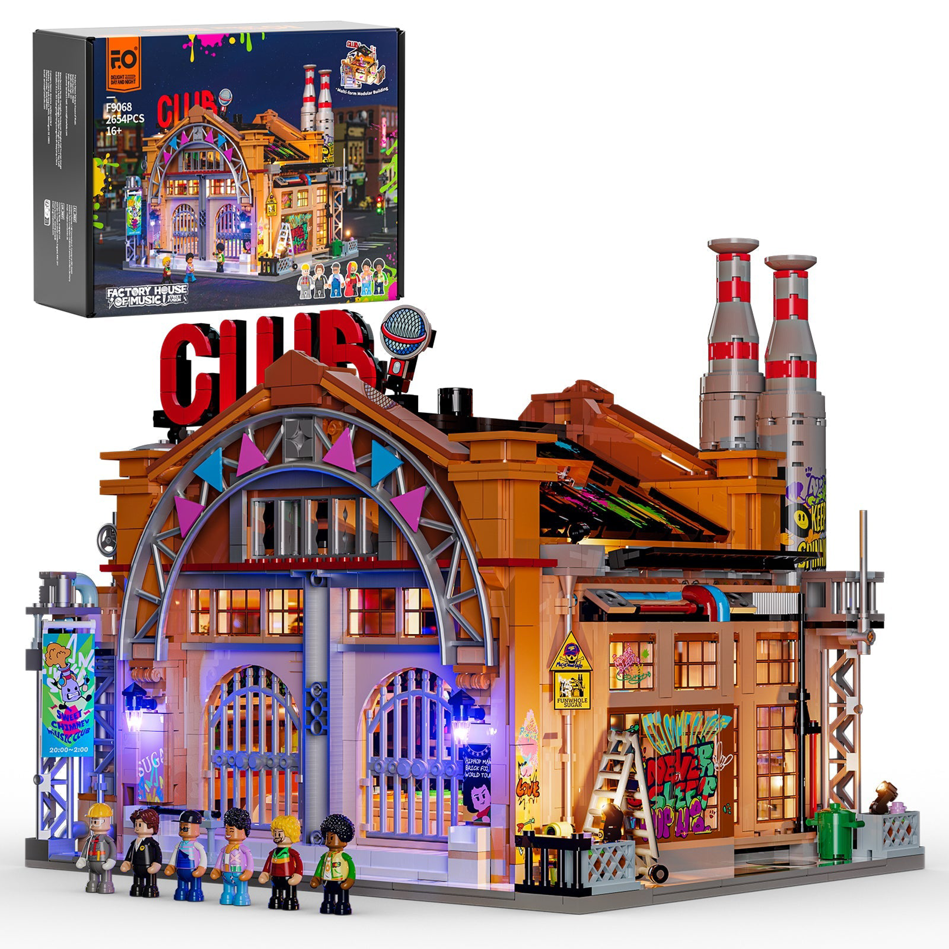 Lumibricks F9068 - Factory House of Music