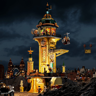 Lumibricks F9070 - Steampunk Watch Tower - Image 2