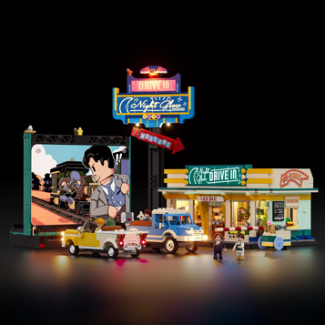 LUMIBRICKS L9081 - Drive-in nocturne