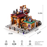 Dimensions et caractéristiques de l'Ore Factory Lumibricks L9101 : 3138 pièces, 8 minifigurines, 27 LED, 16 ans et plus