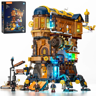 Lumibricks L9103 Château Mobile de l'Alchimiste 2690 pièces avec boîte, éclairage LED et figurines steampunk