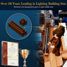 Système breveté de gestion des câbles et figurine steampunk du set Lumibricks L9106, plus de 10 ans d'expertise