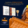 Certificats de brevet Lumibricks EUIPO et US Patent avec pièce brevetée de gestion de câbles pour sets de construction lumineux